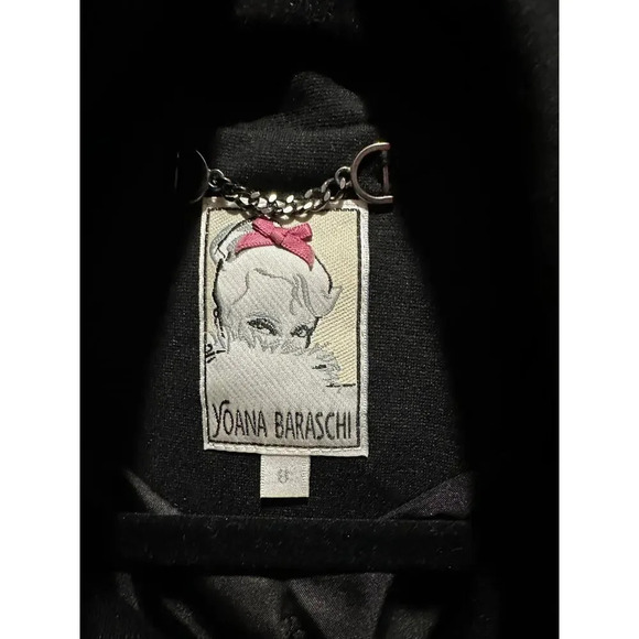 Yoana Baraschi Jacket Blue Black Casual size 8 Made in NYC - Picture 5 of 5
